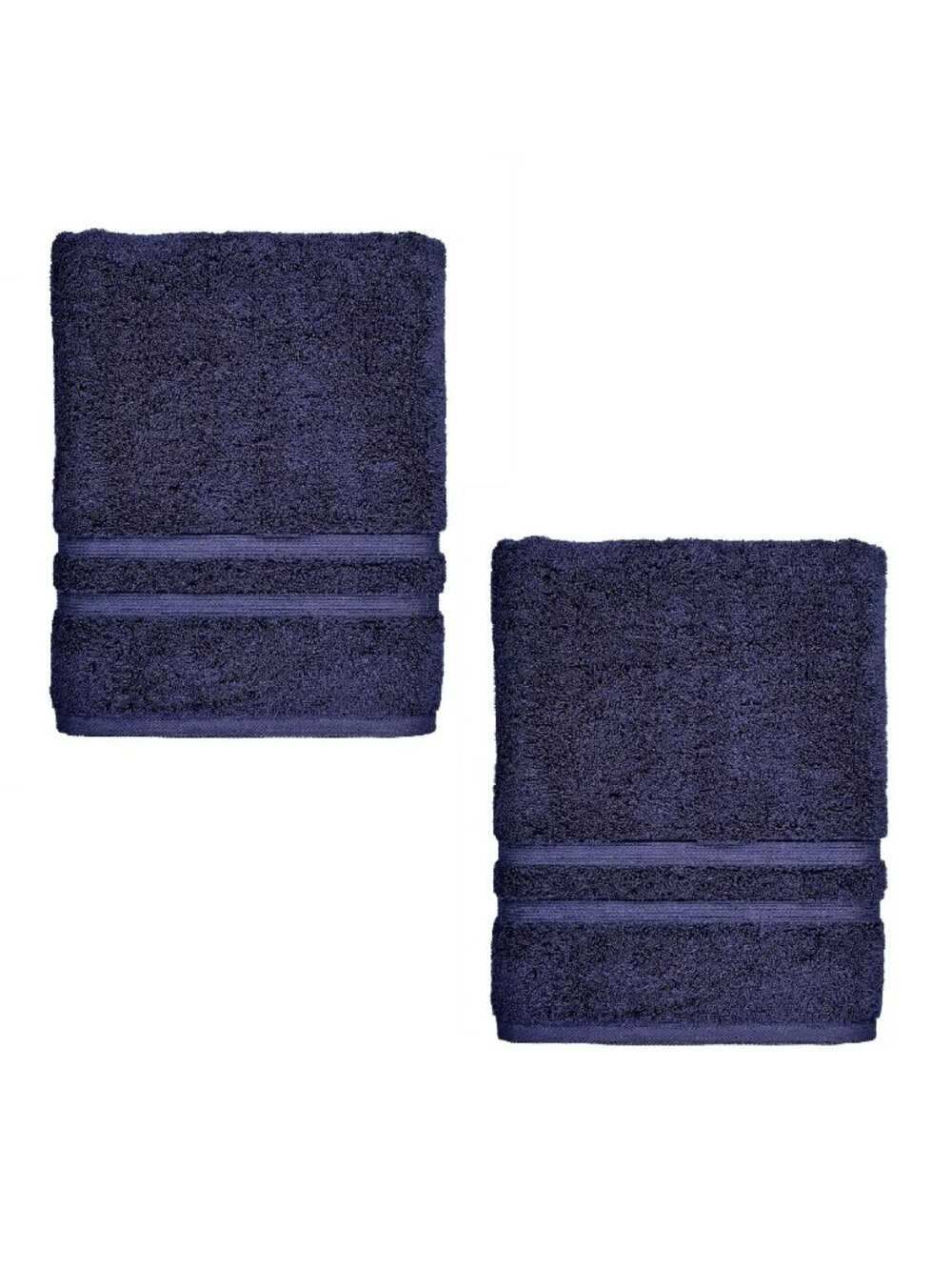 2 new NAVY BLUE Sonoma Ultimate 100% Hygro Cotton 54x30 inch BATH Towels